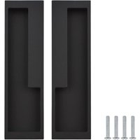 2er-Pack 7,87 Zoll große versenkte Schiebetürgriffe aus Aluminiumlegierung, moderne, einfache Zuggriffe für Scheunenschubladen, Kleiderschränke, 2er-Pack 7,87 Zoll große versenkte Schiebetürgriffe aus Aluminiumlegierung, moderne, einfache Zuggriffe für Scheunenschubladen, Kleiderschränke, von LARGEIGHT