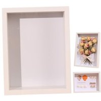 4x6 3D-Schattenboxrahmen, hohler Schattenboxrahmen, staubdicht und feuchtigkeitsbeständig, Anzeigekarte, DIY-Foto, getrocknete Blume für die von LARGEIGHT