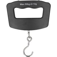 50 kg digitale Hängewaage mit Haken, 50 kg digitale Hängewaage mit Haken, LCD-Display, Hintergrundbeleuchtung, elektronische Gepäckwaage, Waage von LARGEIGHT