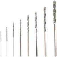 8-teiliger Diamant-Spiralbohrer, 0,8/1,0/1,2/1,5/1,8/2,0/2,5/3,0 mm, für Jade, Glas, Perlenschalen, geeignet für Tischbohrmaschinen, Hängemühlen 8-teiliger Diamant-Spiralbohrer, 0,8/1,0/1,2/1,5/1,8/2,0/2,5/3,0 mm, für Jade, Glas, Perlenschalen, geeignet für Tischbohrmaschinen, Hängemühlen von LARGEIGHT