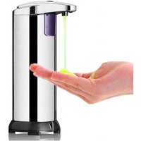 Automatischer Seifenspender aus Edelstahl mit wasserdichter Basis, Infrarotsensor und einstellbarem Schalter von LARGEIGHT