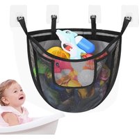 Badespielzeug-Organizer, Badewannenaufbewahrung mit Schnellverschluss und großer Tasche Großer Korb für Badezimmer, Dusche, Baby, Kind, Zuhause, von LARGEIGHT