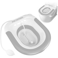 Bidet-Toilettentoilette, Sitzbad-Bidet mit Spülung, faltbares Sitzbad-Beckenbad für die postpartale Pflege, Hämorrhoiden-Schmerzlinderung und im von LARGEIGHT