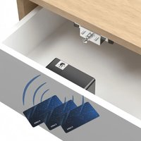 DIY Elektronisches Schrankschloss Versteckt für Holzschrank Schließfach Schublade Schrank Verriegelungsriegel, mit 3 Karte von LARGEIGHT