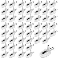 GIONAT Unsichtbare Regalhalterungen, robuste 3-mm-Regalhalterungen mit Stahlstiften, Mehrzweck-Regalhalterungen für Möbel, perfekte Halterung für von LARGEIGHT