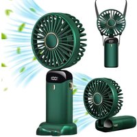 Generischer weißer wiederaufladbarer tragbarer USB-Ventilator, Mini-Hand-Tischventilator, 5 Geschwindigkeiten mit Sockel, LED-Anzeige, leise, Generischer weißer wiederaufladbarer tragbarer USB-Ventilator, Mini-Hand-Tischventilator, 5 Geschwindigkeiten mit Sockel, LED-Anzeige, leise, von LARGEIGHT