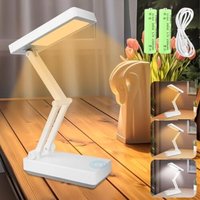 Kabellose Schreibtischlampe, 3000 mAh LED-Touch-Nachttischlampe, faltbare tragbare Lampe mit 3 Helligkeitsstufen, wiederaufladbare Nachttischlampe Kabellose Schreibtischlampe, 3000 mAh LED-Touch-Nachttischlampe, faltbare tragbare Lampe mit 3 Helligkeitsstufen, wiederaufladbare Nachttischlampe von LARGEIGHT