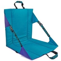 Klappbares Sitzkissen, tragbares Stadionkissen mit Rückenlehne, verstellbar, für Indoor-Outdoor-Sportveranstaltungen, Camping, Reisen, Angeln (blau) von LARGEIGHT