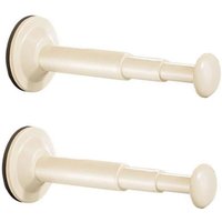 Kleiderbügel mit Saugnapf, Aufbewahrungs-Organizer für den Balkon, multifunktionaler Wandaufhänger, cremeweiß Kleiderbügel mit Saugnapf, Aufbewahrungs-Organizer für den Balkon, multifunktionaler Wandaufhänger, cremeweiß von LARGEIGHT