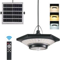 Kronleuchter Landschaft Hof Garten Korridor regensicher Fernbedienung LED Solar sechsseitigen Hof Kronleuchter von LARGEIGHT