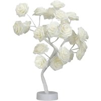 LED Lichterkette Baumlicht 24 Blumen Lichter Tischlampe USB Kabel Lichter Äste 45cm Weiß LED Lichterkette Baumlicht 24 Blumen Lichter Tischlampe USB Kabel Lichter Äste 45cm Weiß von LARGEIGHT