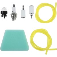 Luft-Kraftstofffilter-Kit für McCulloch-Kettensäge Luftfilter, Benzinleitung, Ansaugpumpe und Zündkerze für Mac 3212 3214 3210 3216 MS1432 MS1635Nav von LARGEIGHT