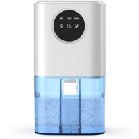 Luftentfeuchter für Badezimmer, Schlafzimmer, mit automatischer Abschaltung und Abtau-Timer, Schlafmodus und 7-farbigen LED-Leuchten, Schrank und von LARGEIGHT
