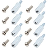 M4x15 Sechskantschrauben + 8 M4x10 Sechskantschrauben für VESA Monitorhalterung kompatibel mit Samsung von LARGEIGHT