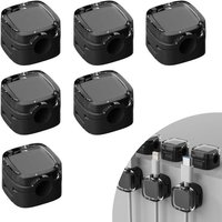 Magnetischer Kabelhalter, 6 Stück, magnetische Kabelclips, magnetische Kabelclips für Schreibtisch, Nachttisch, Ladekabel, HDMI, USB, Audiokabel Magnetischer Kabelhalter, 6 Stück, magnetische Kabelclips, magnetische Kabelclips für Schreibtisch, Nachttisch, Ladekabel, HDMI, USB, Audiokabel von LARGEIGHT