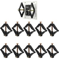 [NIE BENUTZT]10Pcs 118 Typ Kassette Unterstützung Stange Elektriker Zubehör Steckdose Box Halter Reparatur Werkzeug von LARGEIGHT