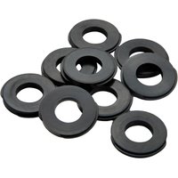 [NIE BENUTZT]10er-Pack Duschschläuche – Flachdichtung – 2 mm – für 1,27 cm (1/2 Zoll) Brauseschlauch – dünner von LARGEIGHT