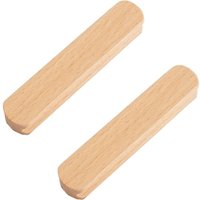 [NIE BENUTZT]2er-Pack selbstklebende Schrankgriffe aus Holz, ohne Bohren, für Schränke, Badezimmer, Kommoden von LARGEIGHT