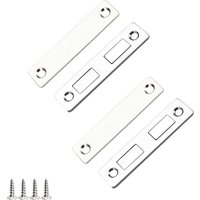 [NIE BENUTZT]2er-Pack unsichtbare, ultradünne, flache Magnete für Türschränke – starke Haftung, selbstklebend, mit Schrauben für Schiebetüren, von LARGEIGHT