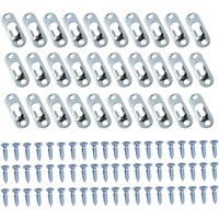 [NIE BENUTZT]30er-Packung mit einzelnen Schlüsselloch-Bilderrahmenaufhängern, Schlüsselloch-Aufhängeplatte von LARGEIGHT