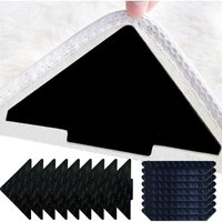 [NIE BENUTZT]34 Stück Anti-Rutsch-Matten, Teppichgreifer, wiederverwendbare Aufkleber-Anti-Rutsch-Matte, Klebestreifen für Holz-, Laminat-, Marmor von LARGEIGHT