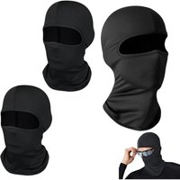 [NIE BENUTZT]3er-Pack Sturmhauben-Gesichtsmasken für Männer und Frauen, dünne Skimaske mit UV-Schutz, atmungsaktiv, winddicht, Einheitsgröße, für von LARGEIGHT