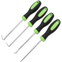 [NIE BENUTZT]4-teiliges 17-cm-Haken- und Pick-Set zum Entfernen von Schläuchen und Dichtungen – Chrom-Vanadium-Stahl, ergonomischer Griff von LARGEIGHT