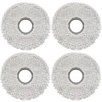 [NIE BENUTZT]4-teiliges Reinigungstuch für Eureka J15 Pro Ultra Roboter-Staubsauger, Ersatzteil, Ersatzzubehör, waschbares Mikrofasertuch von LARGEIGHT