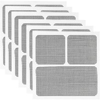 [NIE BENUTZT]6 Pcs Anti Moskito Fenster Tür Bildschirm Aufkleber Ablauf Löcher Bildschirm Aufkleber Perforierte Mesh Reparatur von LARGEIGHT
