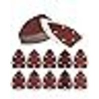 [NIE BENUTZT]60 Stück Schleifdreiecke, Schleifpapier Mausschleifpapier, 5 Löcher Schleifblätter, Schleifpapier für Multischleifer Dreieckschleifer, von LARGEIGHT