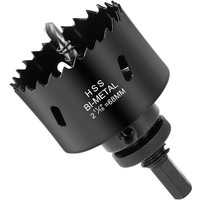 [NIE BENUTZT]68 mm Bimetall-Lochsäge, M42 HSS Bimetall-Lochsäge mit Zentrierbohrer für Hochleistungsbohrer für Eisen, Aluminium, Holz, Trockenbau, von LARGEIGHT