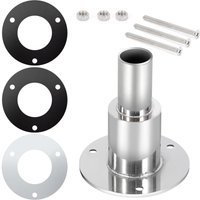 [NIE BENUTZT]Auspuffanschluss für Dieselheizung, 24 mm, Edelstahl 316, Durchbruchauspuff für Diesel-Standheizung, Boot, Auto, LKW, gerader Kopf von LARGEIGHT