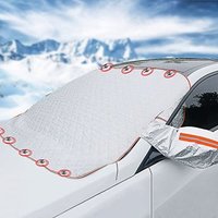 [NIE BENUTZT]Auto-Windschutzscheibenabdeckung, Anti-Frost-Universal-Schneeschutz, Faltbarer Winter-Windschutzscheibenschutz, von LARGEIGHT