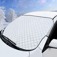 [NIE BENUTZT]Auto-Windschutzscheibenabdeckung, Windschutzscheibenschutzabdeckung, faltbar, universell für Autoabdeckung, gegen Frost und Schnee, von LARGEIGHT