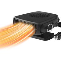 [NIE BENUTZT]Autoheizung, 12 V, 150 W, tragbare Heizung und Defroster, 2-in-1-Heiz-/Kühllüfter, Heizlüfter mit Zigarettenanzünder von LARGEIGHT