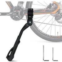 [NIE BENUTZT]Fahrradständer 24-29 Zoll Rutschfester Seitenständer Höhenverstellbarer Fahrradständer mit Gepunkteten Rutschfesten Gummifüßen Stabiler von LARGEIGHT