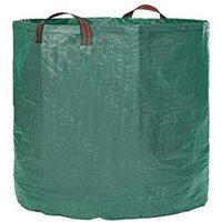 [NIE BENUTZT]Gartenabfallsäcke, wiederverwendbare Säcke für Garten, Rasen, Laub, Abfallbehälter, Grasbehälter, Pool-Laubsammler, 60 Liter von LARGEIGHT