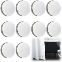 [NIE BENUTZT]Magnetische Vorhanggewichte, 10 Stück runde magnetische Gewichte, Duschvorhanggewichte Tischdecke, starker Magnet, Tischdeckengewichte von LARGEIGHT