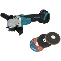 [NIE BENUTZT][NIE BENUTZT] 125 mm 18 Volt 4-Gang-Akku-Winkelschleifer für alte Makita-Akkus + Zubehör (nur Maschine) von LARGEIGHT