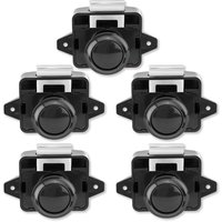 [NIE BENUTZT]Pcs Schwarz Push Button Camper Lock Latch Schublade Tür Schrank Schloss für RV Caravan von LARGEIGHT