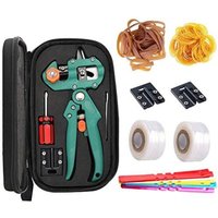 [NIE BENUTZT]Pfropfschere, Astschere, 2-in-1-Profi-Gartenschere, Gartenschere, Gartengeräte, multifunktionale Obstbäume und Obstpflanzen, leicht zu von LARGEIGHT