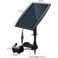 [NIE BENUTZT]Pompe à eau solaire sans balais pour basin, ideale pour les fontaines, with panneau solaire 9V 2,5W from a 200L / H.-LARGEIGHT von LARGEIGHT