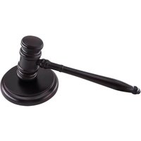 [NIE BENUTZT]Richterhammer aus Holz, Richterhammer aus Holz und Block für Richter, Richterhammer und Resonanzblock, hochwertiger Richterhammer aus von LARGEIGHT