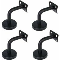 [NIE BENUTZT]Satz mit 4 Handlaufhalterungen aus Edelstahl zur Unterstützung von an der Wand montierten Handläufen in Fluren, Treppen und Lofts. von LARGEIGHT