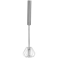 [NIE BENUTZT]Schneebesen, Edelstahl, halbautomatischer Handschneebesen, Stabmixer, Milchaufschäumer, Mehrzweck-Küchenutensilien (3K3328A(S)) von LARGEIGHT