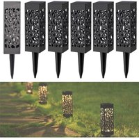 [NIE BENUTZT]Solar Gartenleuchten Außen Bodenleuchten, wasserdichte Außenlandschaftsleuchten Kabellose LED Gartenlampe Dekoration Solarbeleuchtung von LARGEIGHT
