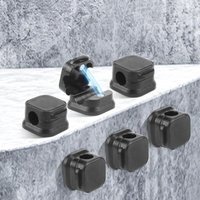 [NIE BENUTZT]Stück Kabelhalter Kabelclips, verstellbares Kabelmanagement, selbstklebende Ladekabelclips für Schreibtisch, Nachttisch von LARGEIGHT