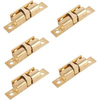 [NIE BENUTZT]Stück Kugelschnäpper aus massivem Messing, verstellbar, Doppelkugel-Spannrollen-Schnäpper, Riegelbeschläge für Schrank, Schrank, von LARGEIGHT