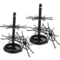 [NIE BENUTZT]Stück Schlüsselanhängerhalter, Schmuck-Organizer, Schmuckständer, drehbarer Halskettenhalter, Schmuckhalter, Halskettenhalter, Display, von LARGEIGHT