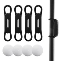 [NIE BENUTZT]Stück schwarzer Stifthalter für Geschäftsleute, Stifthalter, starke magnetische Anziehungskraft, weich und langlebig, kratzfest, von LARGEIGHT